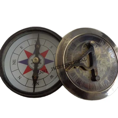 Antico In Ottone Nautico Marine Meridiana Bussola Orologio Artigianato  Indiano Articolo - Buy Antico Tasca Bussola,In Ottone Bussola,Meridiana  Bussola Product on Alibaba.com