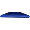 Dark blue floating inflatable boat swimming pool