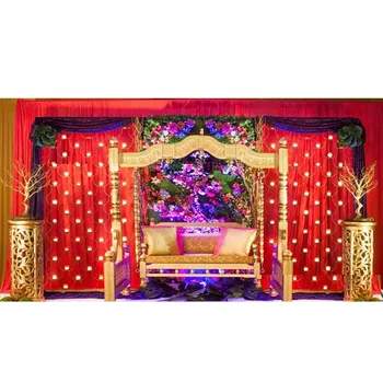 Indian Wedding Gold Jhula Golden Metal Swing Jhula New Wedding