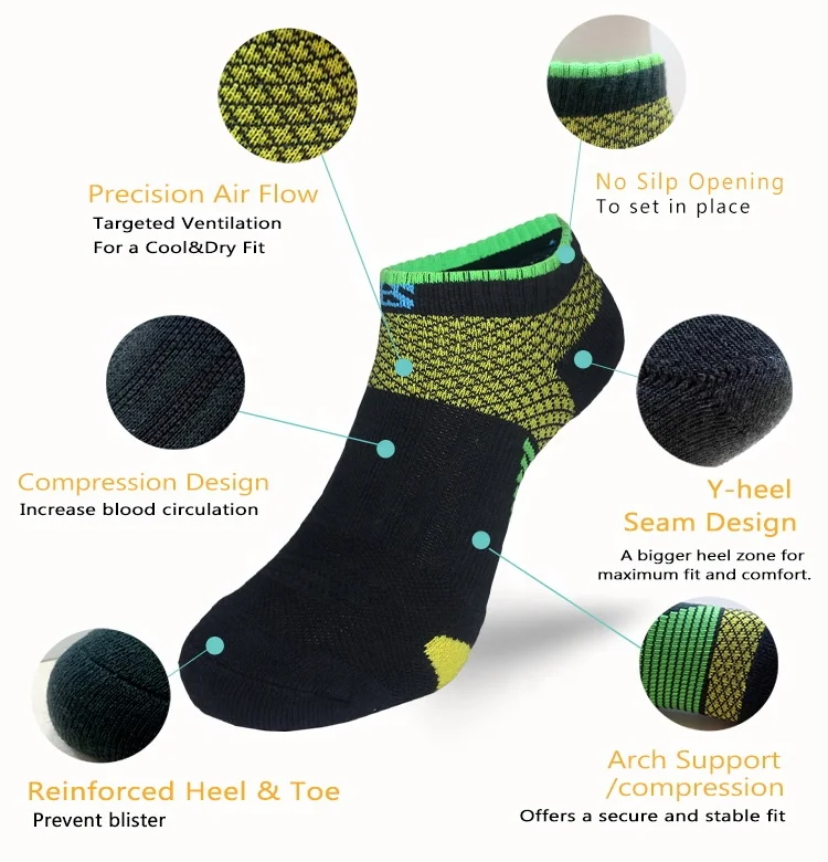 Best Wholesale Customised Compression Hiking Running Ankle Socks For