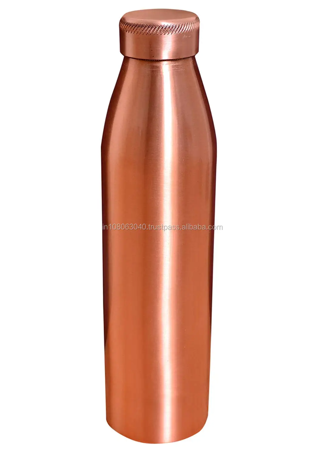 Seam Less Copper Water Bottle 1 litre For Ayurveda Health Benefit 