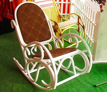 living room outdoor garden wicker glider rocker rocking chair