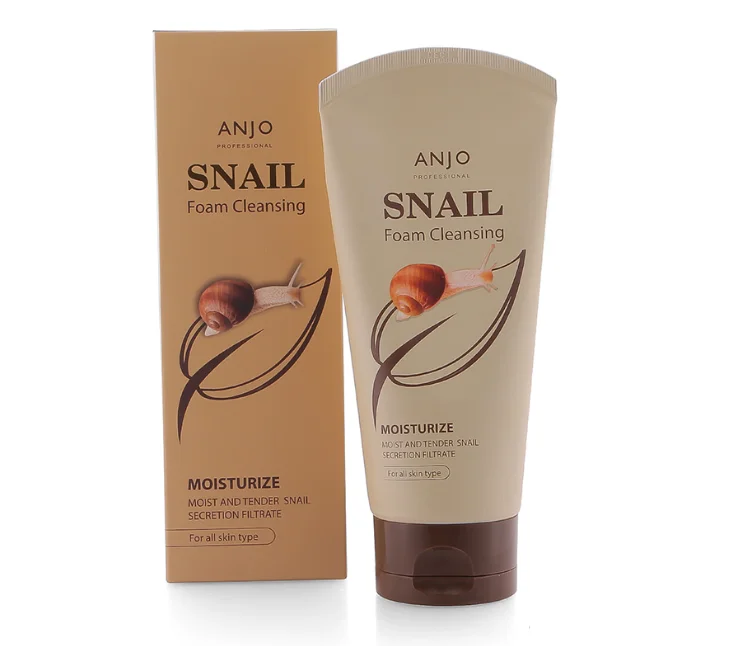 Korean Cosmetics Anjo Snail Foam Cleanser Blackhead Remover Makeup Foam ...