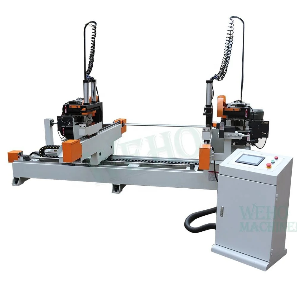 Wood Profiler Edge Milling Trimming Sawing Profiling Machine Double End