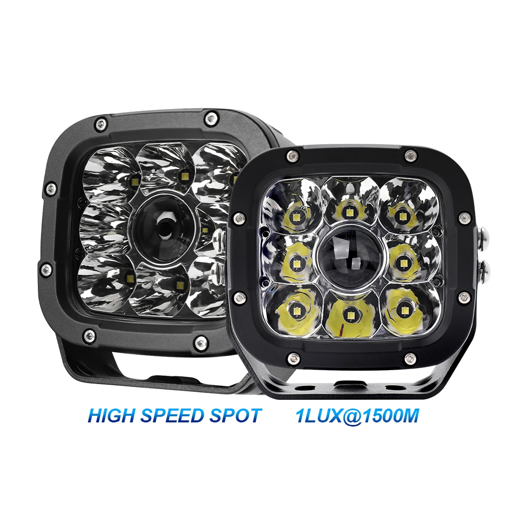 New Design Offroad Driving Light 1LUX@1500m 50W 14000lm 5 inch King Laser off road LED Spotlight 4x4