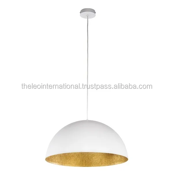 Hanging Metal Round Pendant Lamp Brass Pendant Lamp Golden Pendant Lamp Gold Color Pendant Lamp