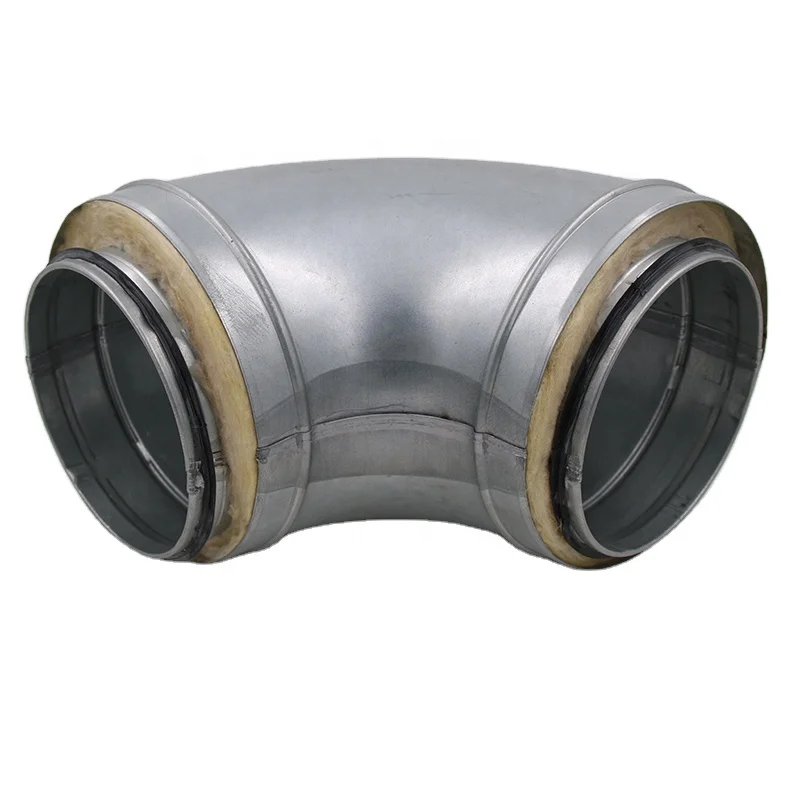 Pre Insulated Spiral Ductwork And Fittings Pressed Bends Buy Pre