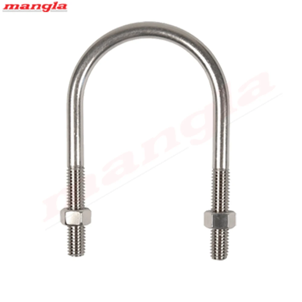 High Tensile Mild Steel U Bolt Heavy Duty Galvanized U Bolt With Nuts