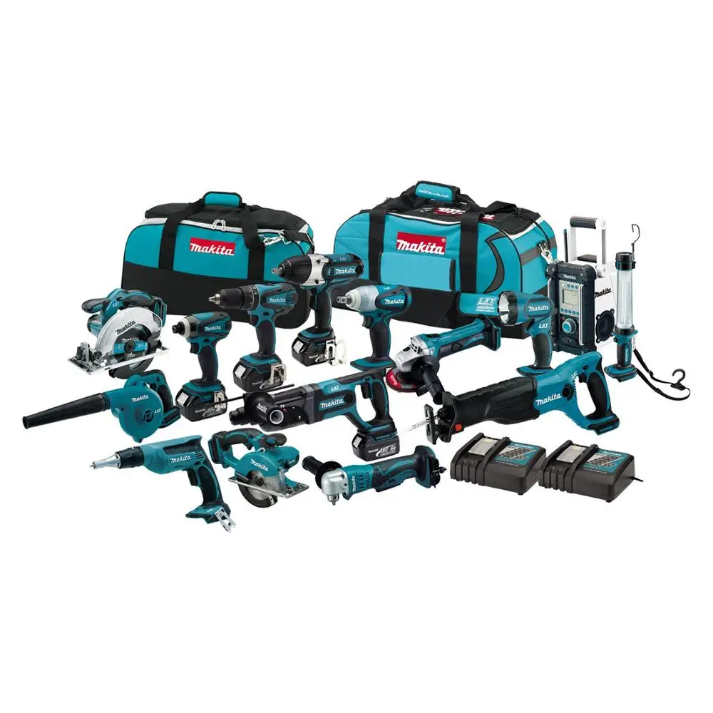 Full Set Makitas Lxt Volt Lxt Lithium Ion Cordless Pieces Combo Kit Products From