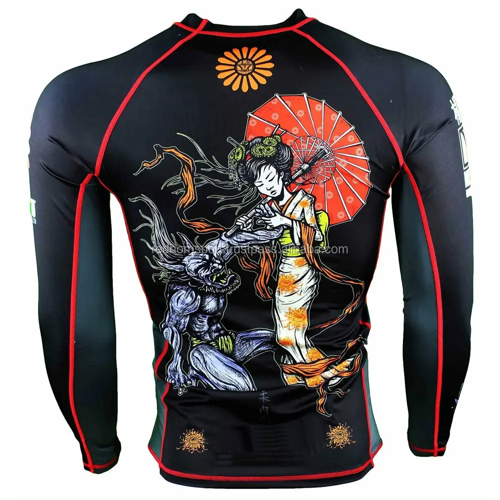 Rash Guard Shirt / Mma Full Sleeves Rash Guard Womens Rash Guard Custom