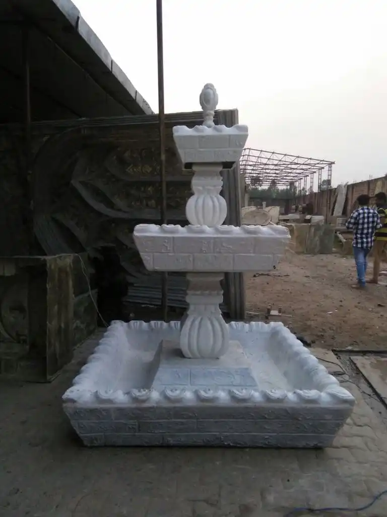 Silver Springs Relaxation Fountain Illuminated Waterfall/natural Stones