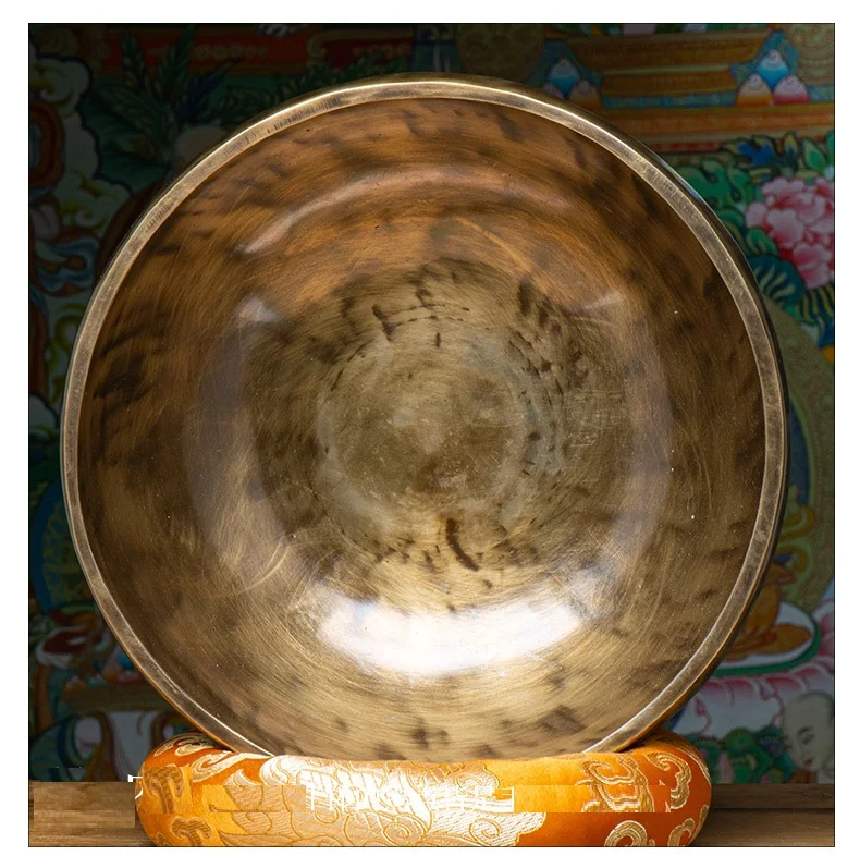 Antique Brass Handmade Singing Bowl For Music Healing And Spritual Prayer Instrumental Healing