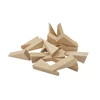 Fun 3D Shapes Toy Natural Blank Plain Right Triangle Wooden Blocks building block