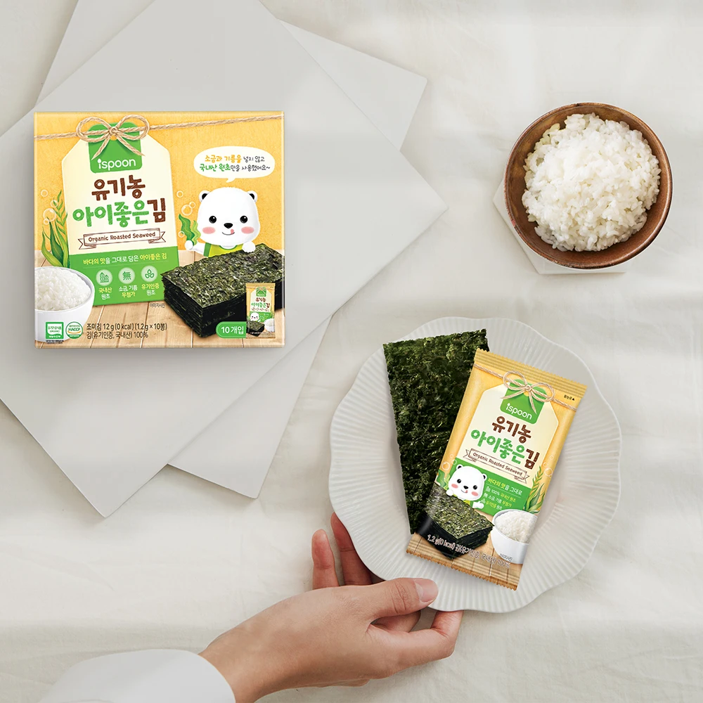 
Korean food Baby Food Organic roasted seaweed KIM 