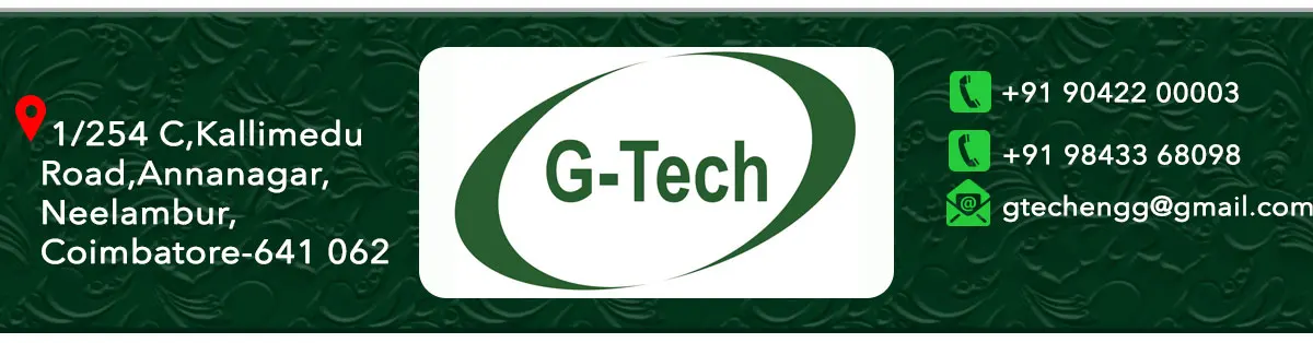 Company Overview - G- TECH ENGINEERING