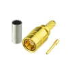 SMB plug connector solder type 75 Ohm