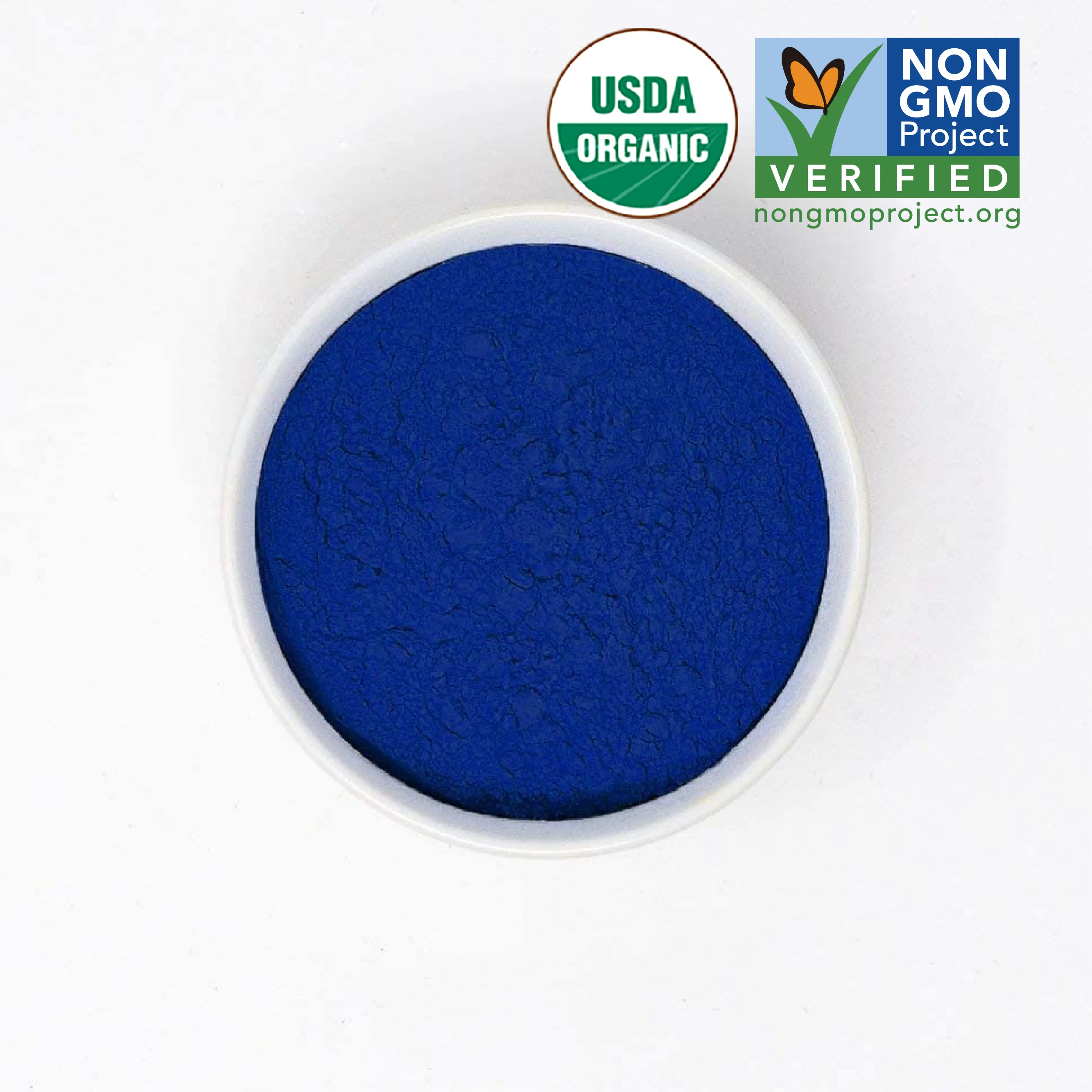 Organic Blue Spirulina Powder Usda & Eu Organic Certified E25