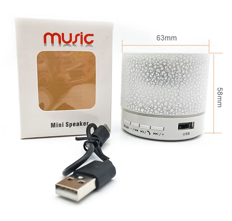 2020 Factory price Original Mini bass outdoor with bluetooth speaker dj box wireless led light smart - ANKUX.COM