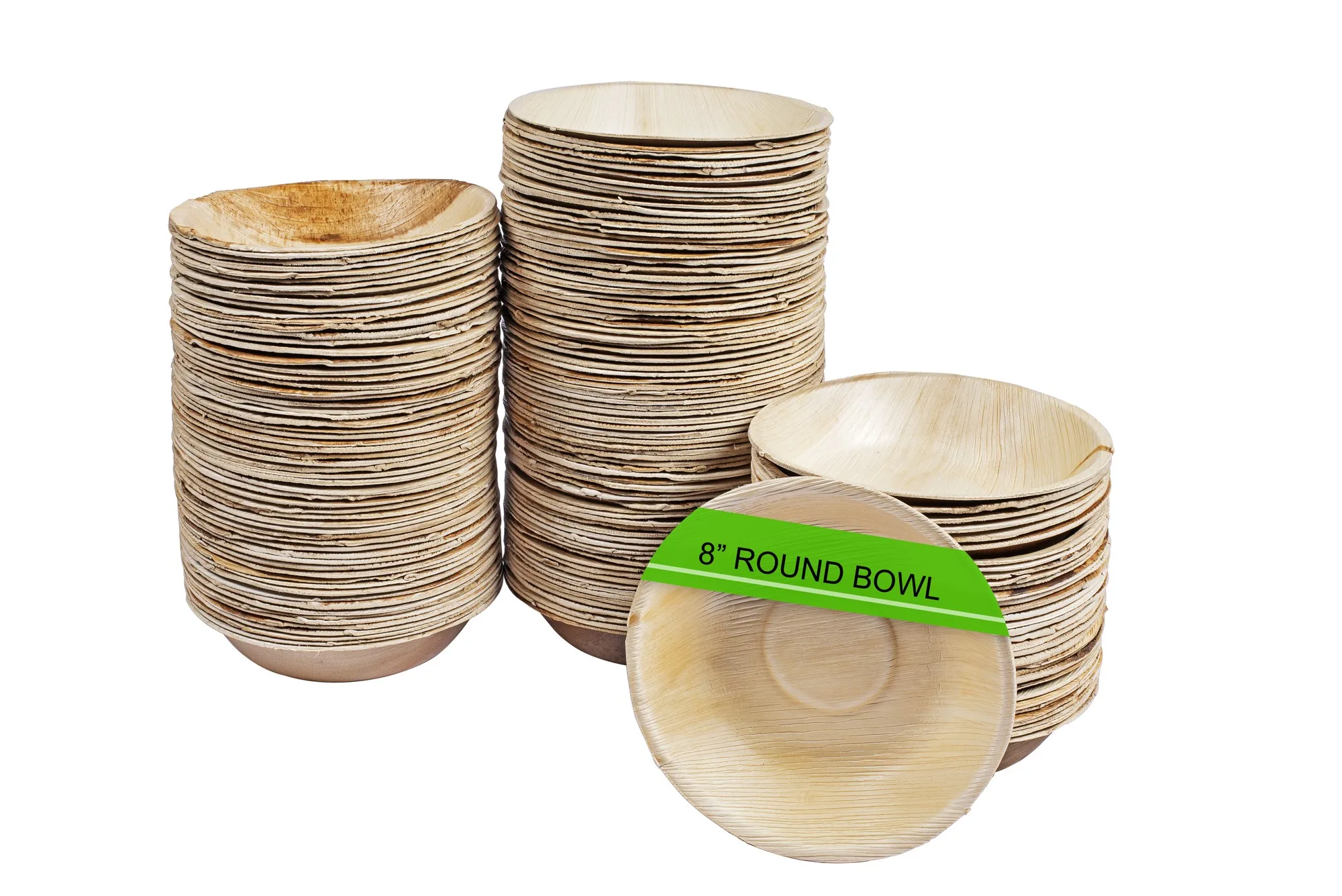 Areca Nut Palm Leaf Disposable Plates 100 Compostable & Biodegradable Eco Friendly Party Plates