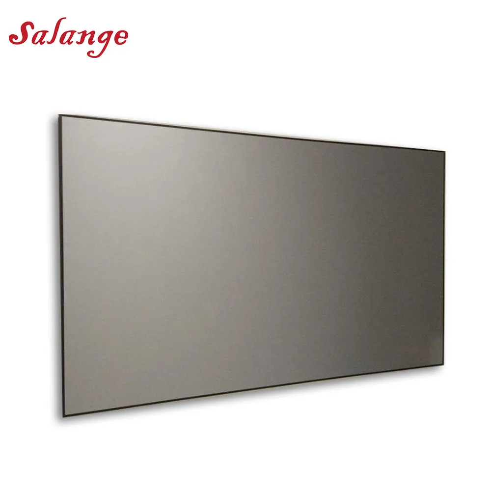 Salange Universal Movie Theater 130inch 1.6x3m 4K Picture Fixed Frame Projection Reflective Screen for All LCD LED Projectors
