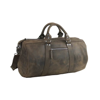 Design Custom Mens Leather Duffle Travel Bag - Buy Genuine Leather Travel Bag Duffel Square,Goat ...