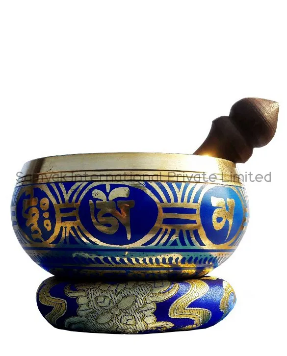 Metal Bronze Tibetan Singing Bowlssound Therapy And Meditation