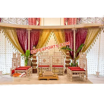 Traditional Open Sankheda Mandap Set Usa Modern Look Fiber Mandaps