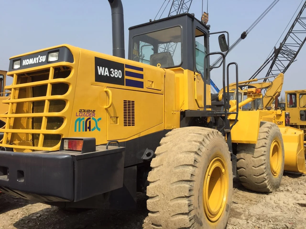 Used Komatsu Wa380 3 Wheel Loader Secondhand Wa320 5 Wa380 6 Loaders