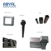 Factory supply quality decoration cheap price cast aluminum fence post cap