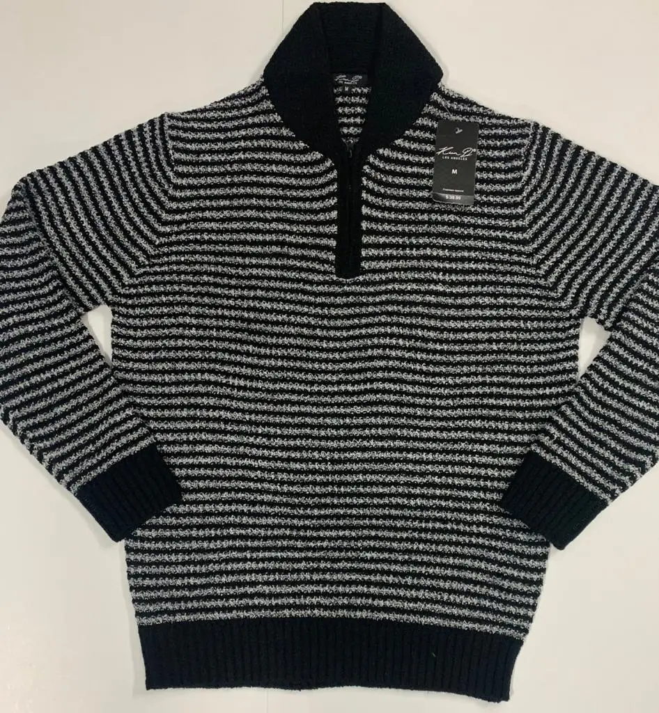 mens black designer sweater