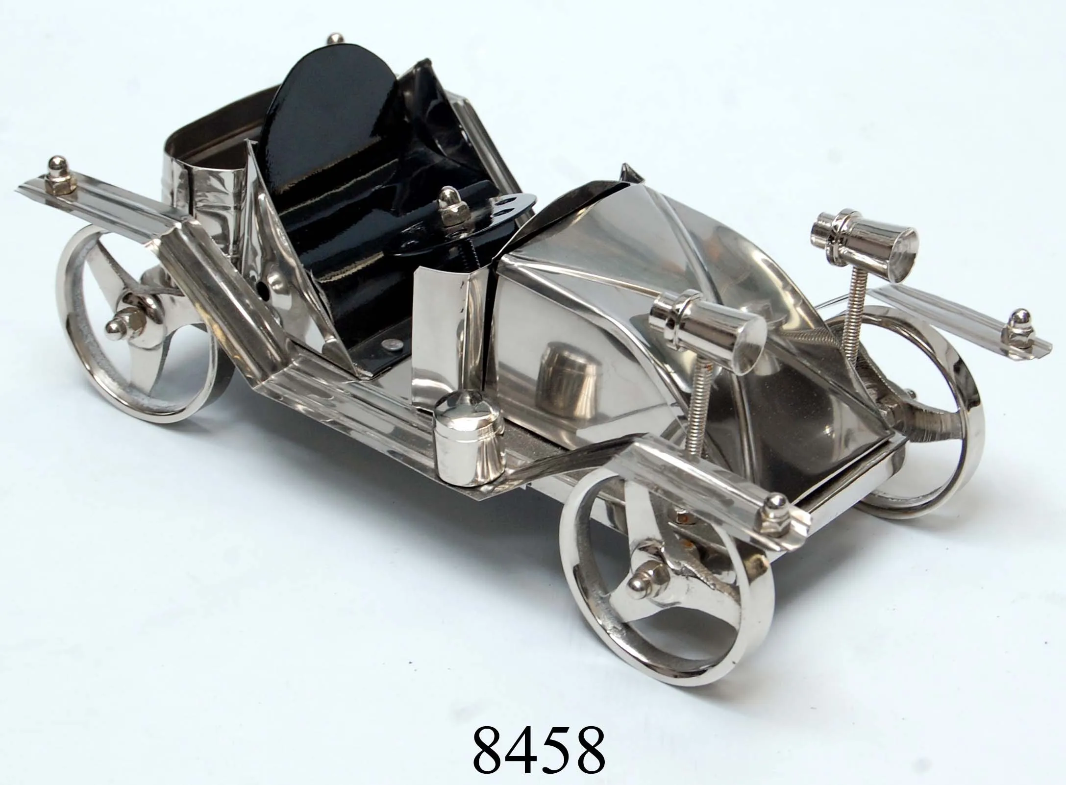 Home Decorative Vintage Metal Car Model With Golden And Black Color For