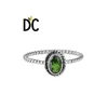 Natural Chrome Diopside Ring New Arrival 925 Silver Oxidized Ring Silver Jewelry Manufacturer