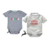 100 % cotton baby boy romper custom design baby clothes ring spun cotton body baby new romper 2019 Christmas sale rompers