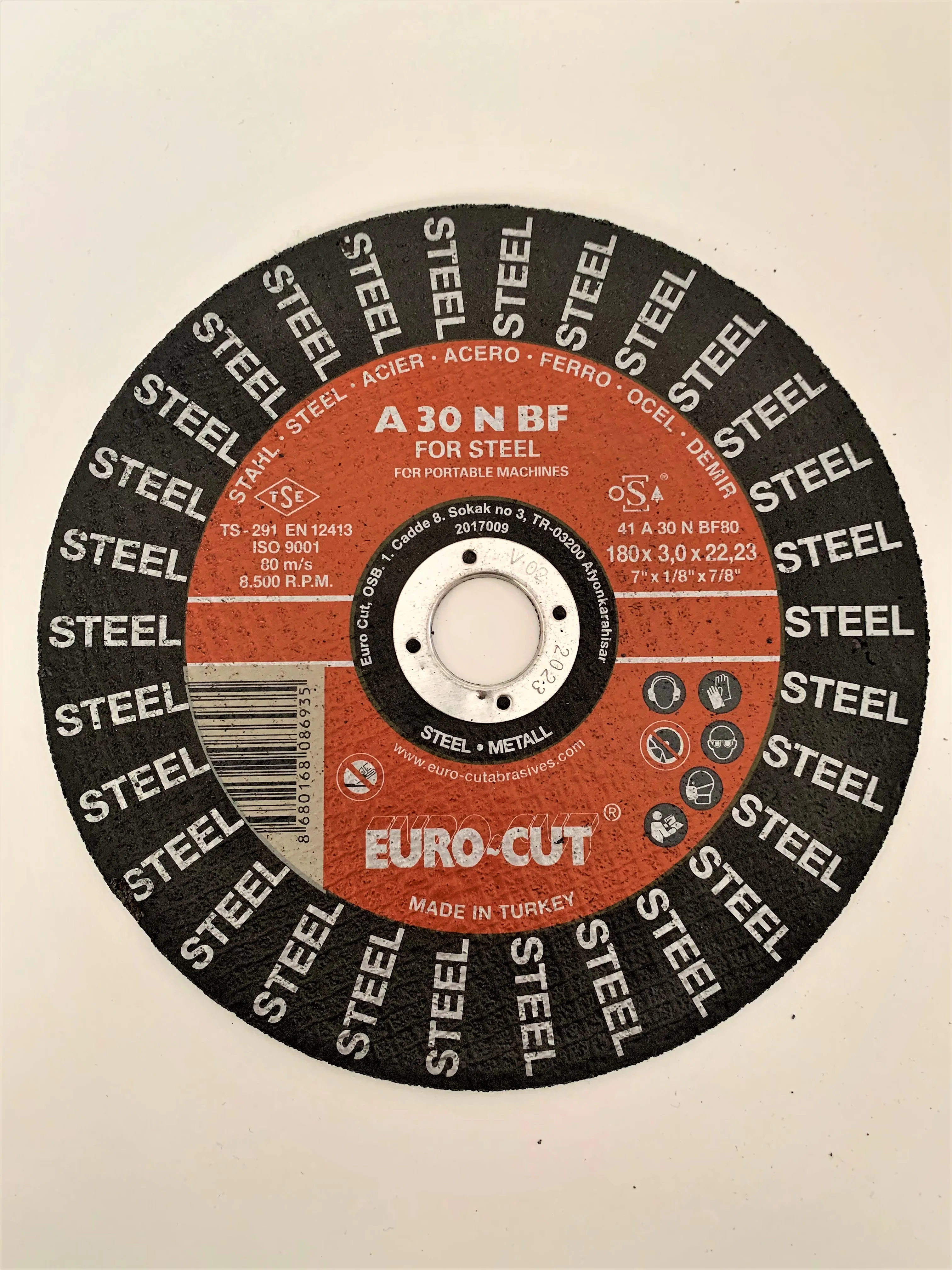 Special Series Cuttinggrinding Disc For Inoxsteel Abrasive Disc With Osa Iso Certificated