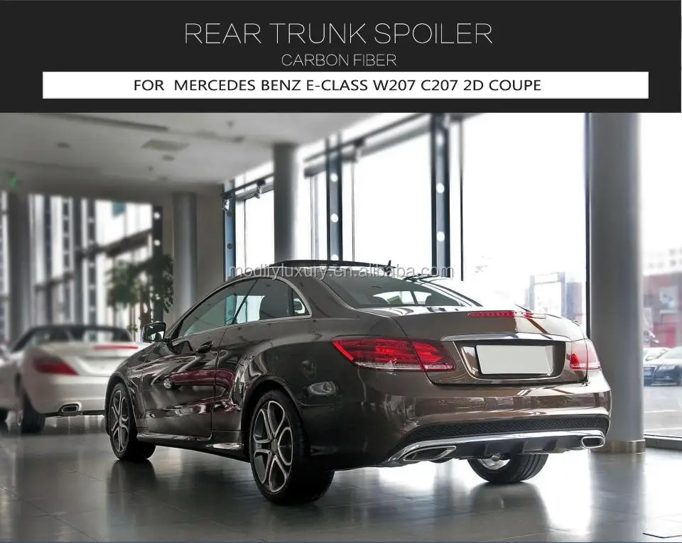 Carbon Fiber Rear Trunk Spoiler For Mercedes Benz W207 E250 E350 E500
