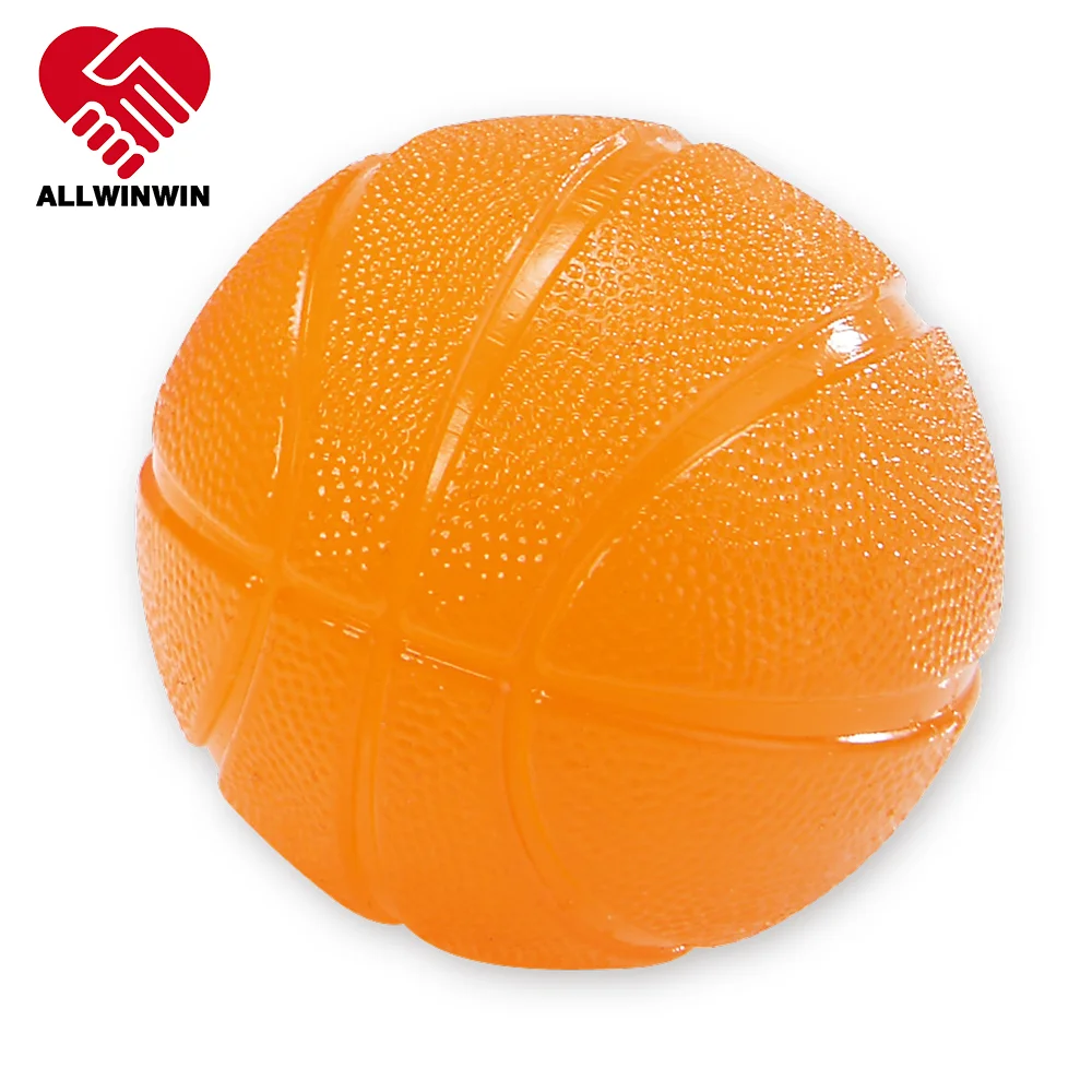 ALLWINWIN HEB19 Hand Exercise Ball - Basketball Shape TPR Grip Squeeze Therapy Stress Squishy