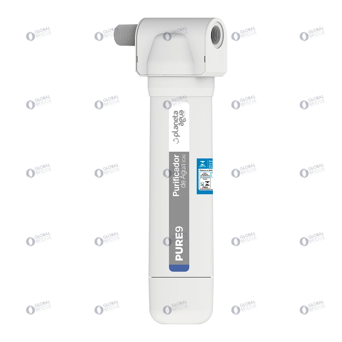 Water Purifier Planeta Agua PURE9 Simple Activated Carbon Under Sink 3 Stage Filtration Kitchen Coffee Machine Drinking Fountain