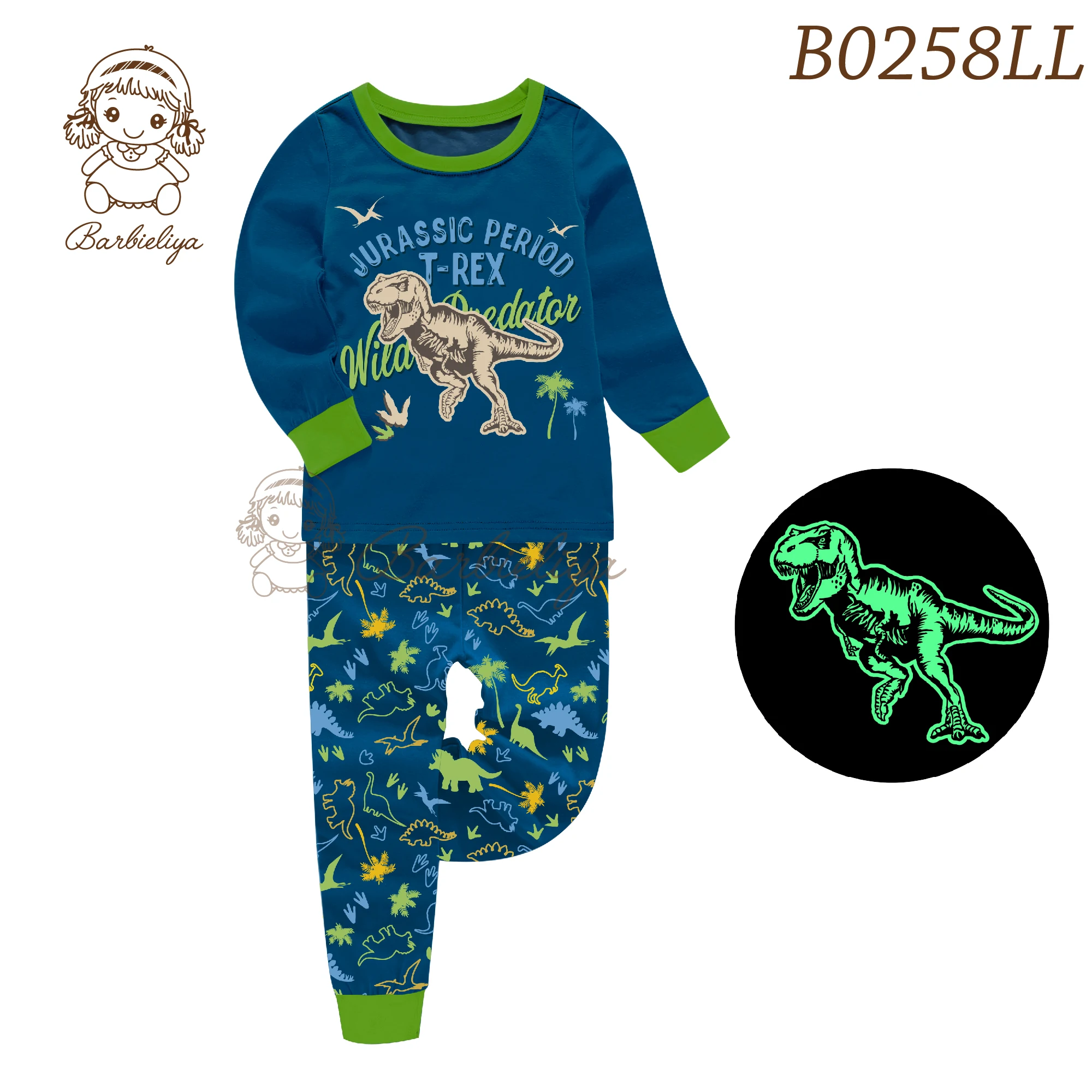 ailubee super hero pyjama set kids cotton pijama infantil kids tales loungewear easter py