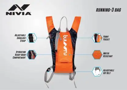 nivia running bag