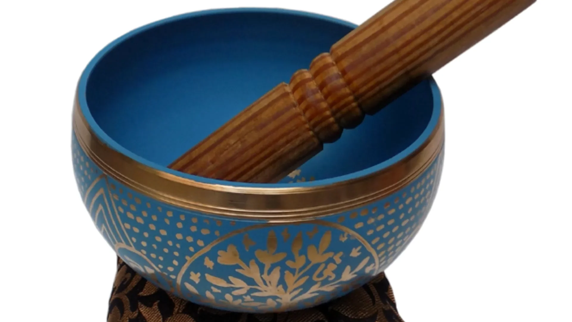 tree of life singing bowl with cushion for meditation sound heal