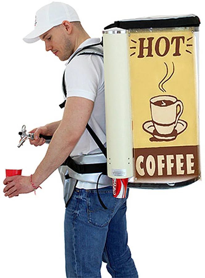 Mochila CAFÉ dispensador para 19 Litros Beer Cola Coffee