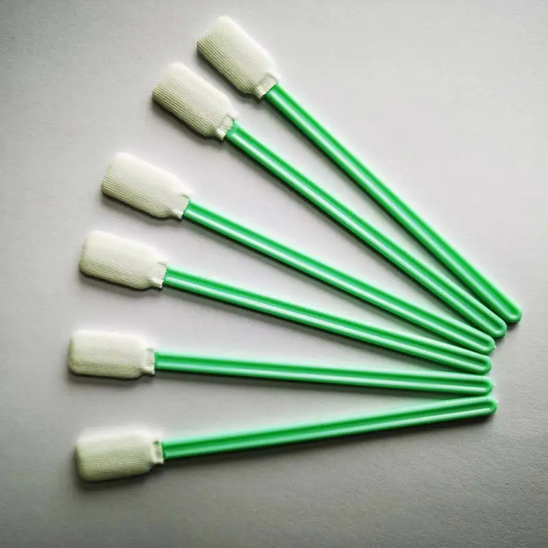 Sponge Flat Head Clean Cotton Swab Laser Lens Clean Cloth Head Cotton