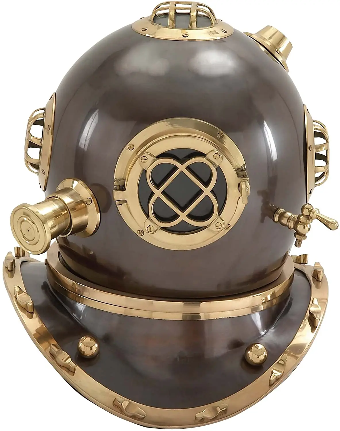 Decorative Solid Steel & Brass Diving Helmet 16inch Chmn10092 Buy Diving Helmet Antique Brass