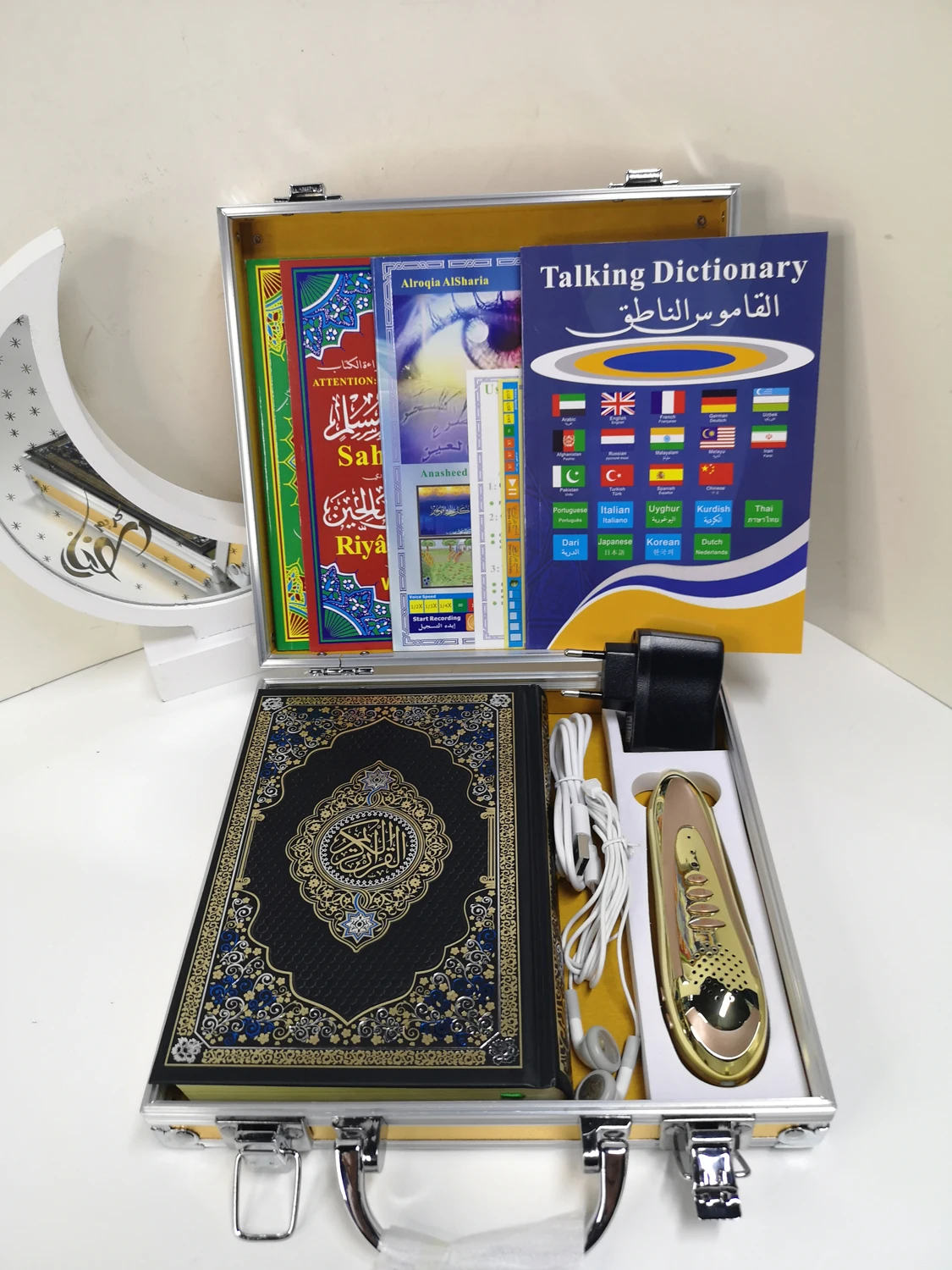 Customized Multilanguage Digital Koran Quran Read Reader Reading Pen Pq15 M9 M10 With Aluminium