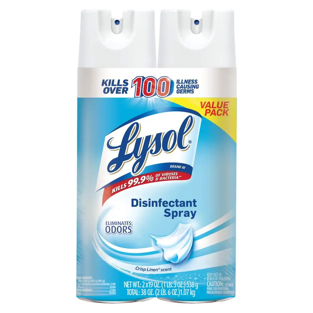 
Quality & Authentic*Lysol-Crisp-Linen-Disinfectant-Spray - 19 fl oz 2ct 