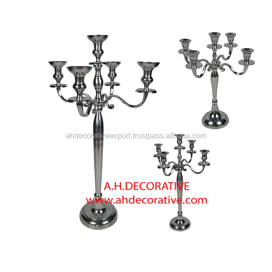 9 Arm Candelabra For Wedding Event Metal Decorative Candle Holder For