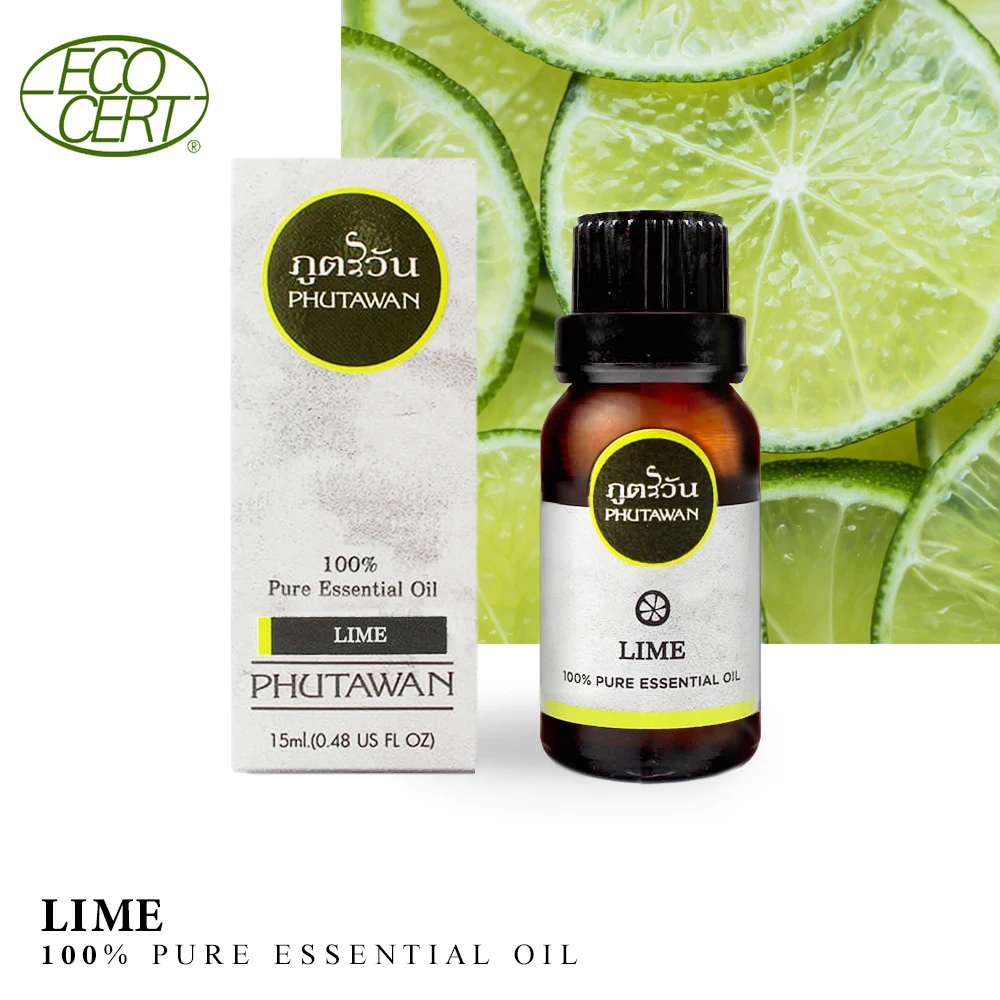 High Quality 100 Pure Organic Essential Oil 15 Ml Lime Scented