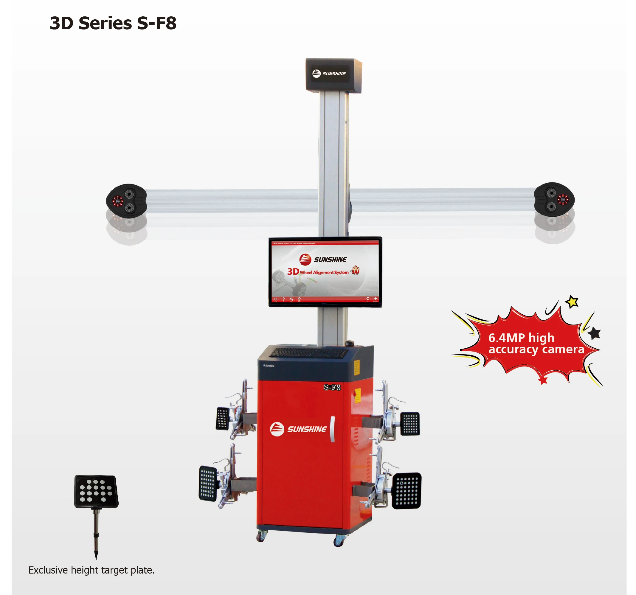 Sunshine Car Wheel Alignment Machine Price,Wheel Alignment Machine 3d