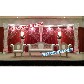 Latest Indian Wedding Stage Decorations Wedding Stage Backdrop