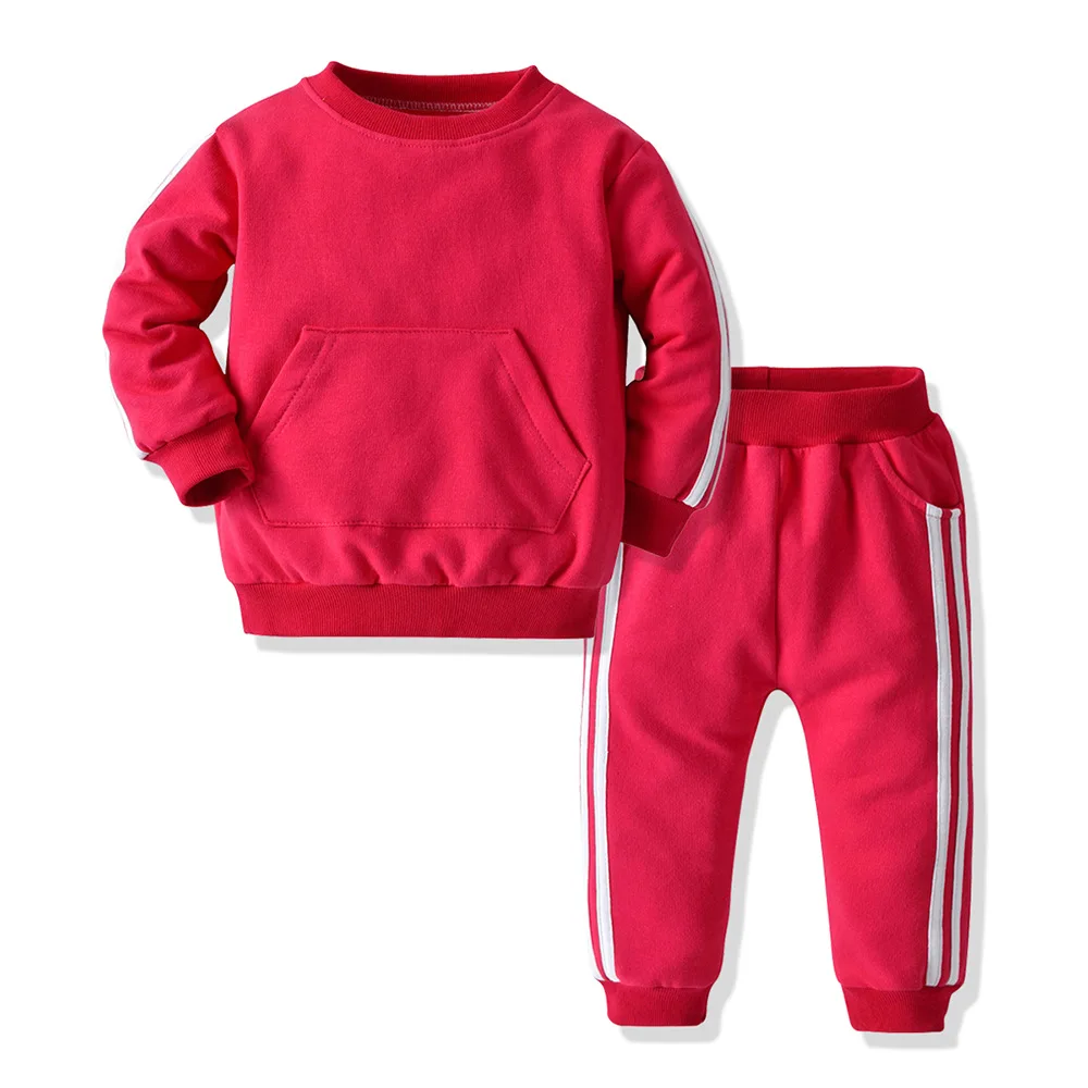 Wholesale Custom Children Street Wear Crewneck Sweatsuit Kids Clothing ...